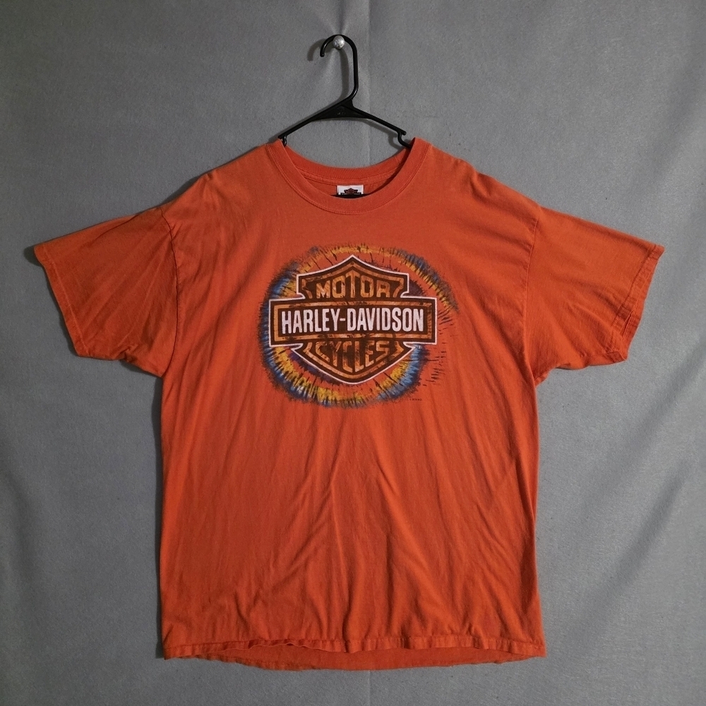 2014 Harley Davidson Mens Tie Dye Frederick, Md T Shirt Size XXL